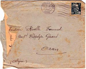 lettre de 1945